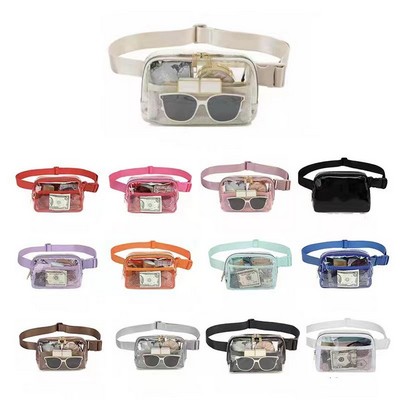 Crossbody Clear PVC Waist Belt Bags