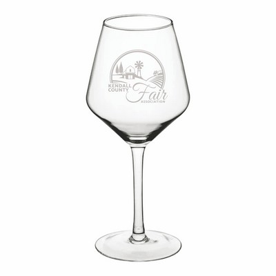 Deep Etched or Laser Engraved Acopa Silhouette 24 oz. Wine Glass