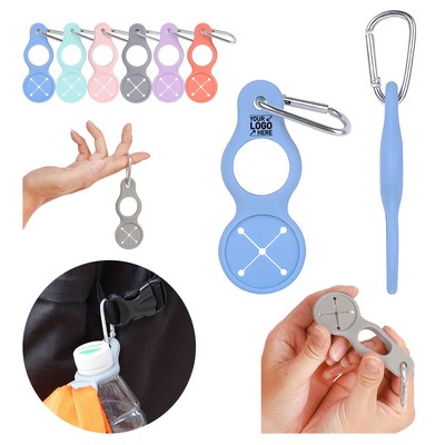 Silicone Water Bottle Clip w/Buckle