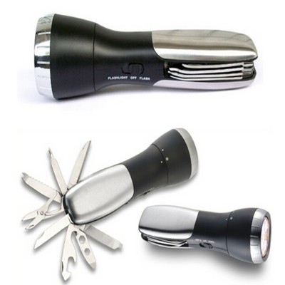 Multi-functional Knife Set with Flashlight