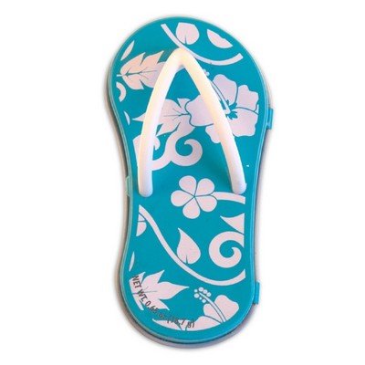 Hibiscus Blue Flip Flop Mint Tin