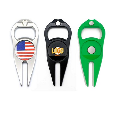 6-in-1 Golf Divot with Ball Marker