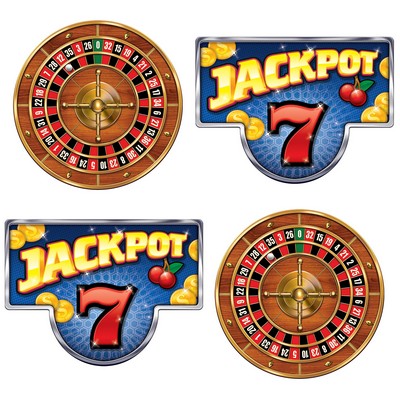 Cas Hang Roulette Wheels &Jackpot Signs