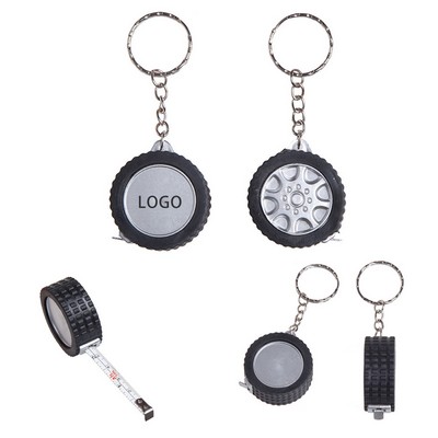 Tire Tape Measure Keychain