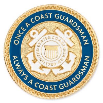 Officially Licensed Once a Coast Guardsman, Always a Coast Guardsman Pin