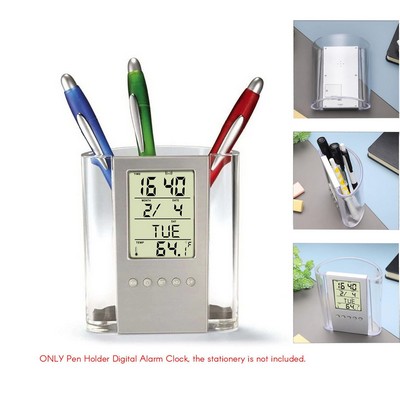 Desk Organizer with Pen Holder/ Calendar/ Alarm Clock and Timer