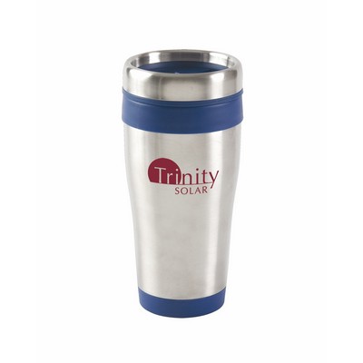 16 oz. Blue Monday Travel Tumbler - Black