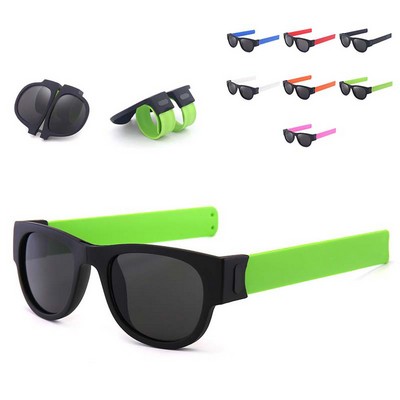 Adult Foldable Snap-On Sunglasses