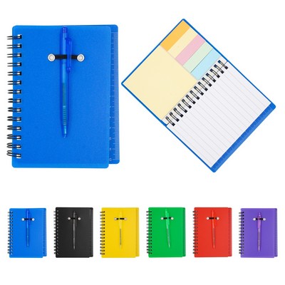 Spiral Notebook with Compact and Portable Note-Taking