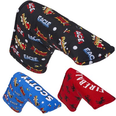 Sublimated Blade Putter Cover w/ Free Shipping