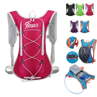 Hydration Cycling Backpack With Helmet Net & Whistle(Free shipping)