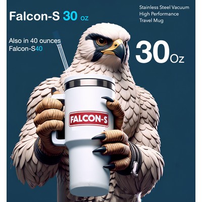 Kestrel Falcon 30 Ounce Stainless Steel Vacuum Travel Mug