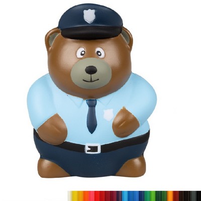 Foam Police Bear Stress Balls