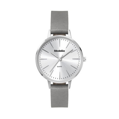 34mm, Silver Metal Case, 3-Hand Mvt