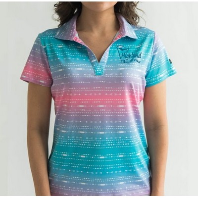 Women's Golf Polo - Mojave Sunset