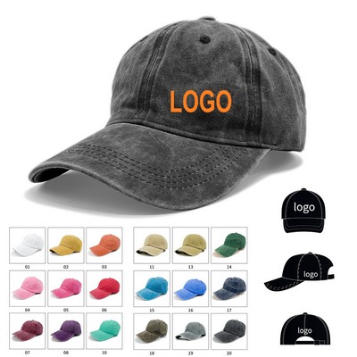 38-color Cotton Baseball Cap