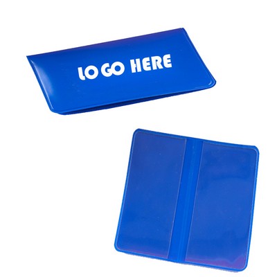 PVC Policy and Document Holder w/2 clear full pockets