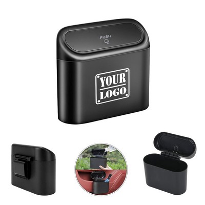 Mini Car Trash Can Bin with Lid