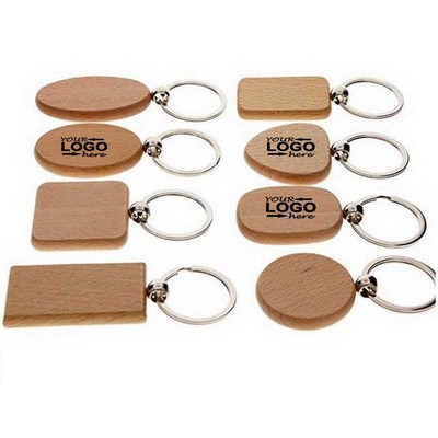 Multi Shape Wooden Key Chains