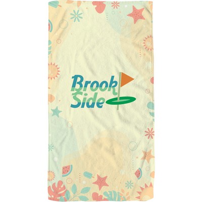 30" x 60" Recycled Polyester Dye Sublimated Beach Towel