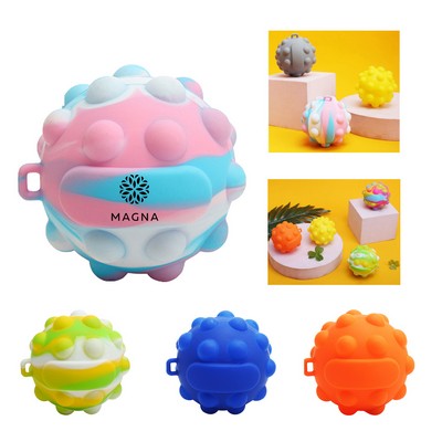 3D Silicone Stress Pop Ball