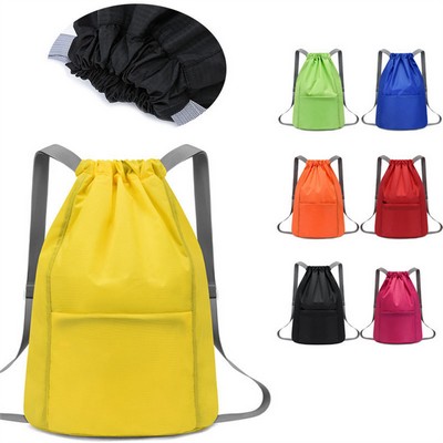 Polyester Drawstring Backpack Bag