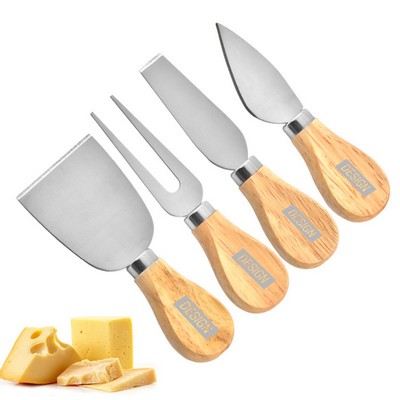 4 Pieces Cheese Knife Set