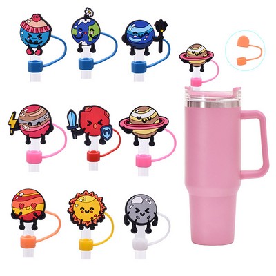 Cartoon Planet Straw Topper