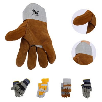 Welding Cowhide Labor Protection Gloves