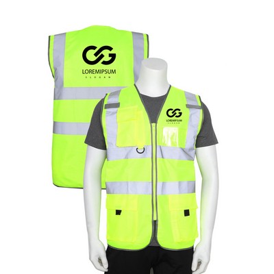 Reflective Safety Vest w/ Pockets