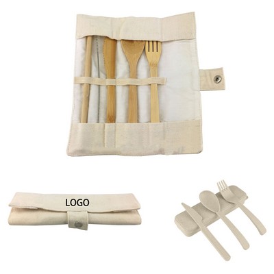 Portable Bamboo Cutlery Set