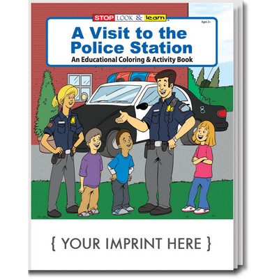 A Visit to the Police Station Coloring Book Fun Pack