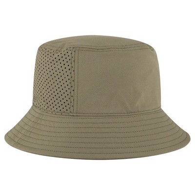 Cool Comfort Performance Stretchable Classic Knit Bucket Hat w/Perforated Sides