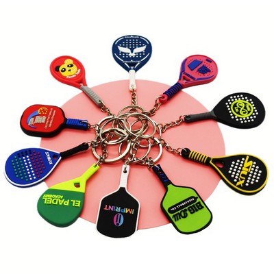 Pickleball Paddle Keychain