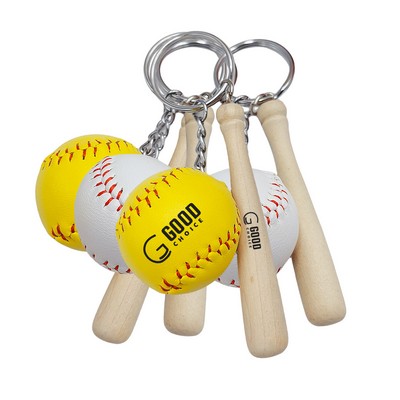 Baseball Keychain