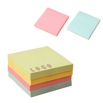 100-Sheet Square Multicolour Self-Adhesive Sticky Notes 3"X3" Low/MOQ