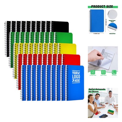 60 Sheets 5 x 3 Inch Memo Note Pad - College Ruled Pocket Spiral Notebook