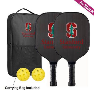 Full Color Premium Graphite Pickleball Set with Paddle Carry Case