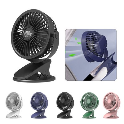 Clip-On USB Charging Fan