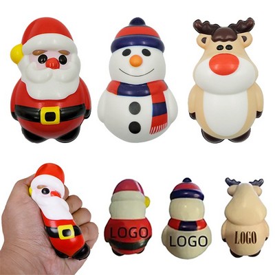 Christmas Stress Reliever - Santa, Snowman OR Reindeer