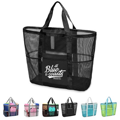 Large Capacity Mesh Beach Bag