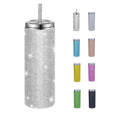 20oz Stainless Steel Tumbler with Rhinestones