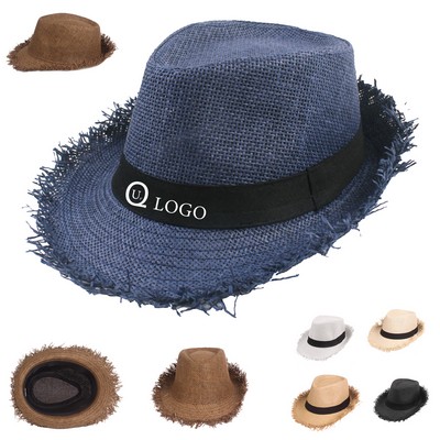 Men'S Jazz Fashion Straw Hat