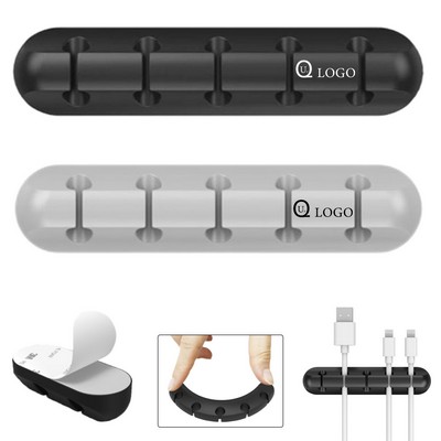 Desktop 5-Hole Cable Organizer