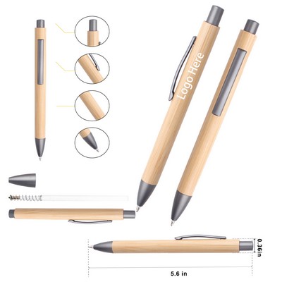 Eco-Friendly Bamboo Ballpoint Pen