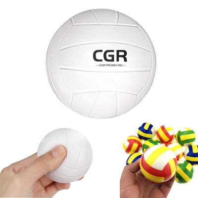 2.5'' Mini Volleyball Shaped Soft PU Foam Stress Reliever