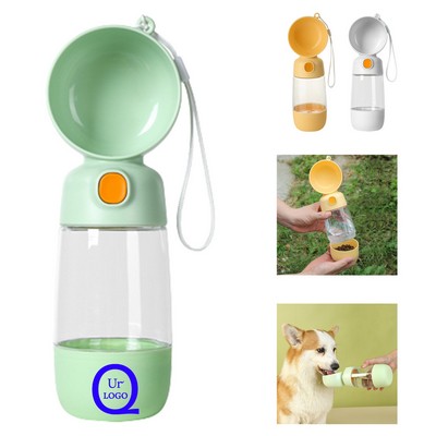 2 In 1 Dog Food Drinking Bottle