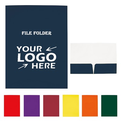 Gloss Promotional Paper Folder - 9"w x 12"h