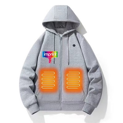 Electric Heated Sweatshirt 5 Heating Zones