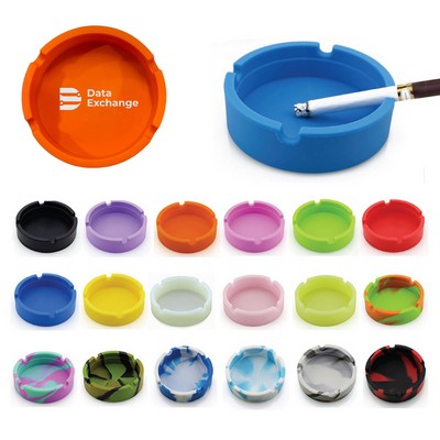 Round Silicone Ashtray